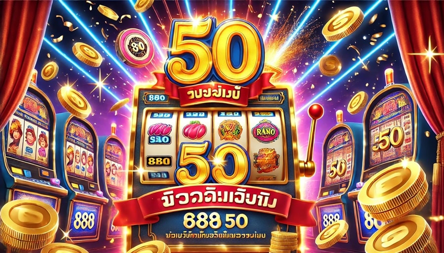 แจกฟรีเครดิต 50 สนุกยิ่งกว่าที่เคย ไร้ขีดจำกัด